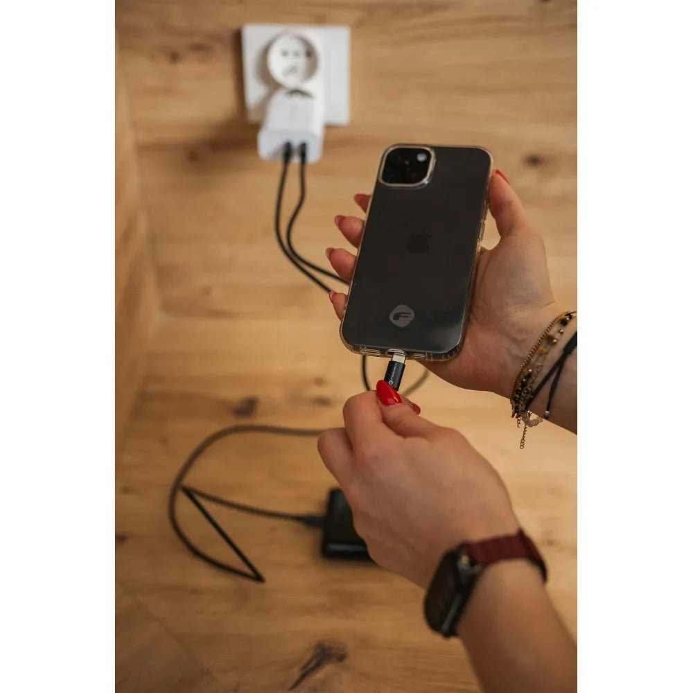 Forcell USB-C naar USB-C Kabel 60W QC4.0/PD – 1 meter – Zwart