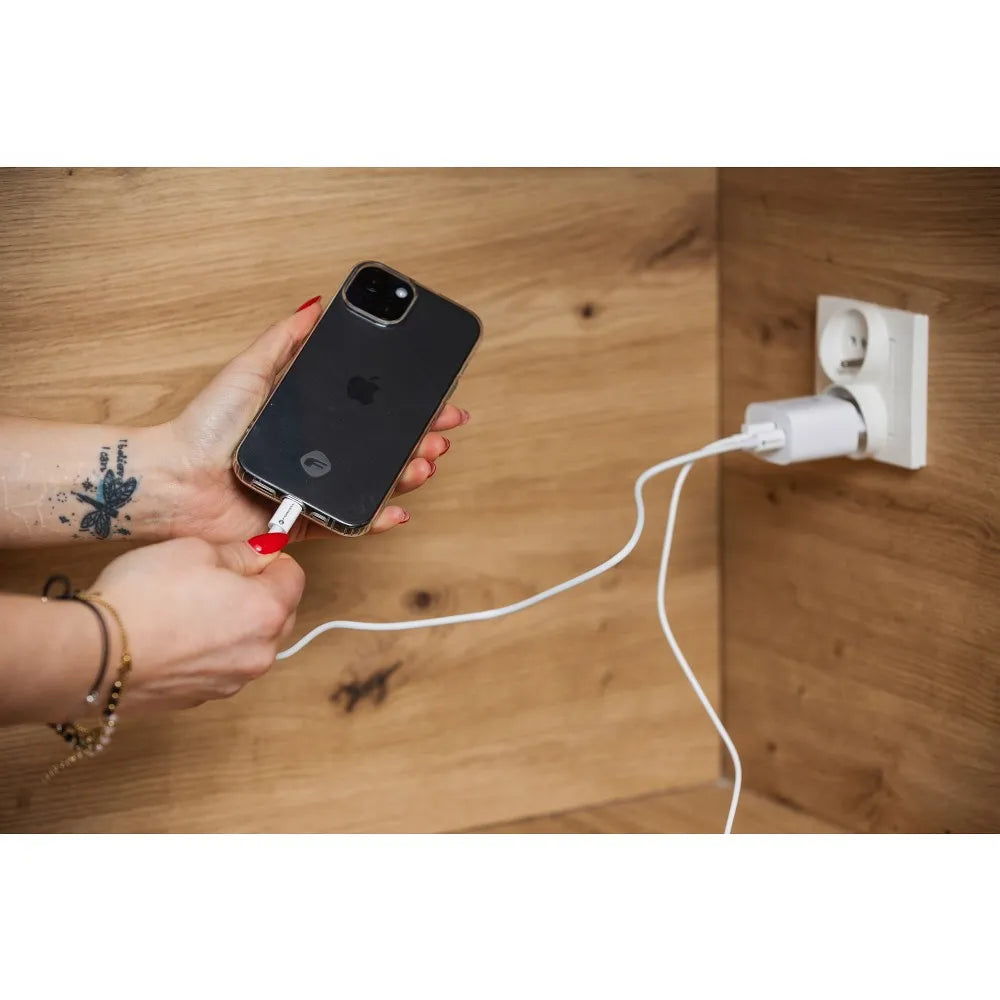 Forcell USB-C naar USB-C Kabel 60W QC4.0/PD – 3 meter – Wit