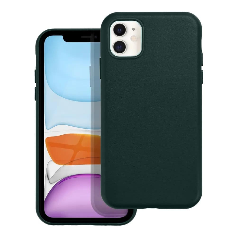 Casify Leren Hoesje met MagSafe voor iPhone 11 Bosgroen2