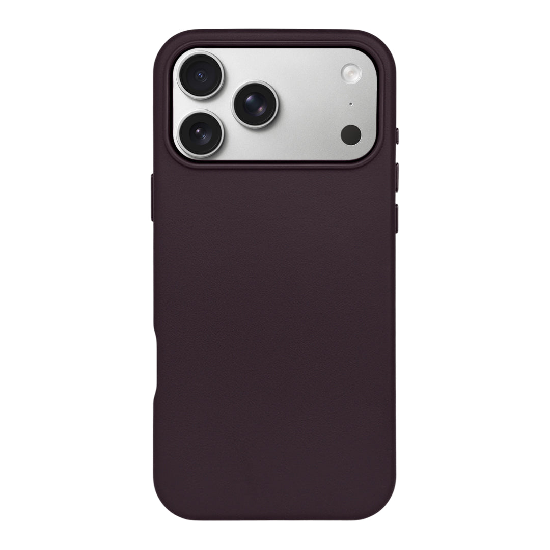 Casify Leren Hoesje met MagSafe voor de iPhone 17 Pro Max - Donkerpaars