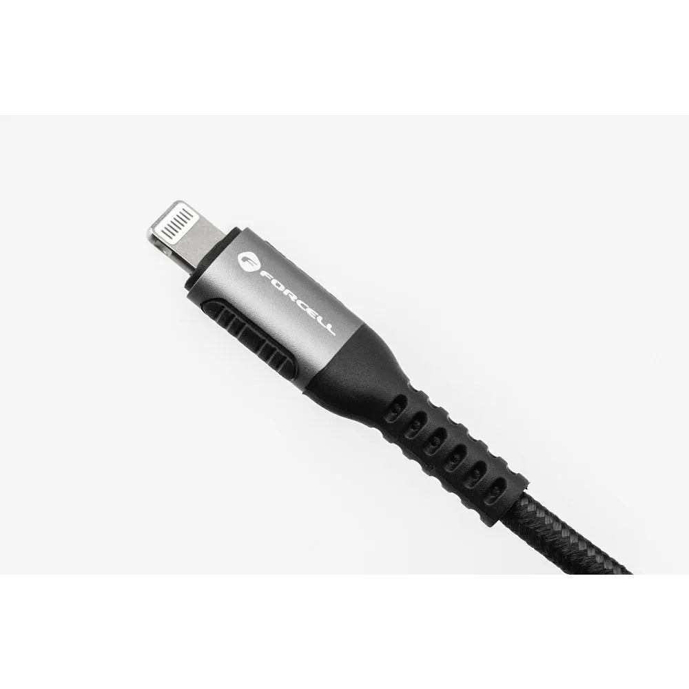 Forcell USB-C naar Lightning Kabel 27W PD – 1.2 meter – Zwart – productfoto 6