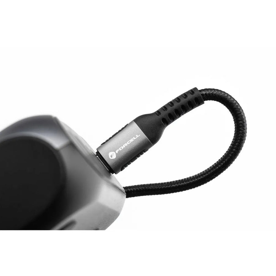 Forcell USB-C naar Lightning Kabel 27W PD – 1.2 meter – Zwart
