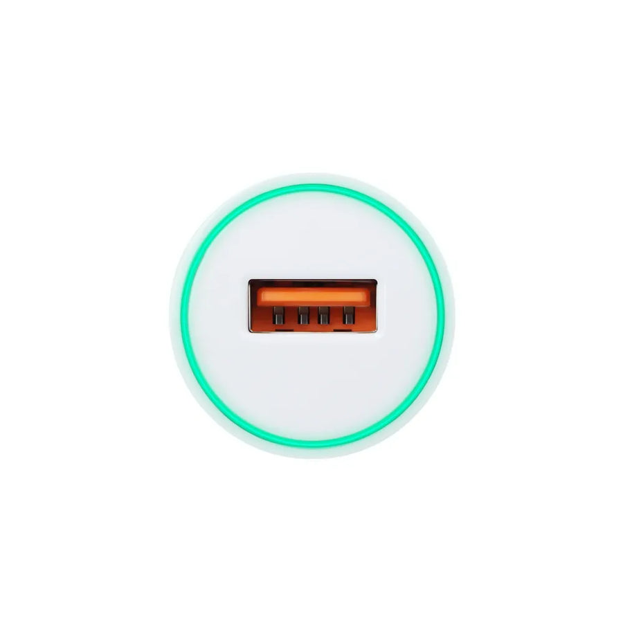 Forcell Autolader USB-A – Quick Charge 3.0 – 12/24V – 2.4A – Wit