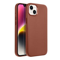Casify Leren Hoesje met MagSafe voor de iPhone 14 Plus - Omber