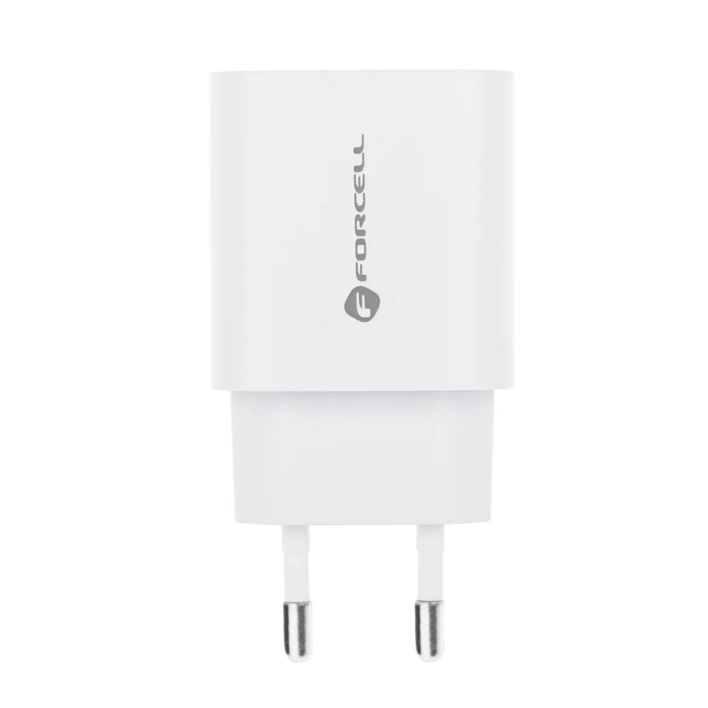 Forcell Oplader – Wall Charger – 30 Watt – USB-C & USB-A – Wit – productfoto 5