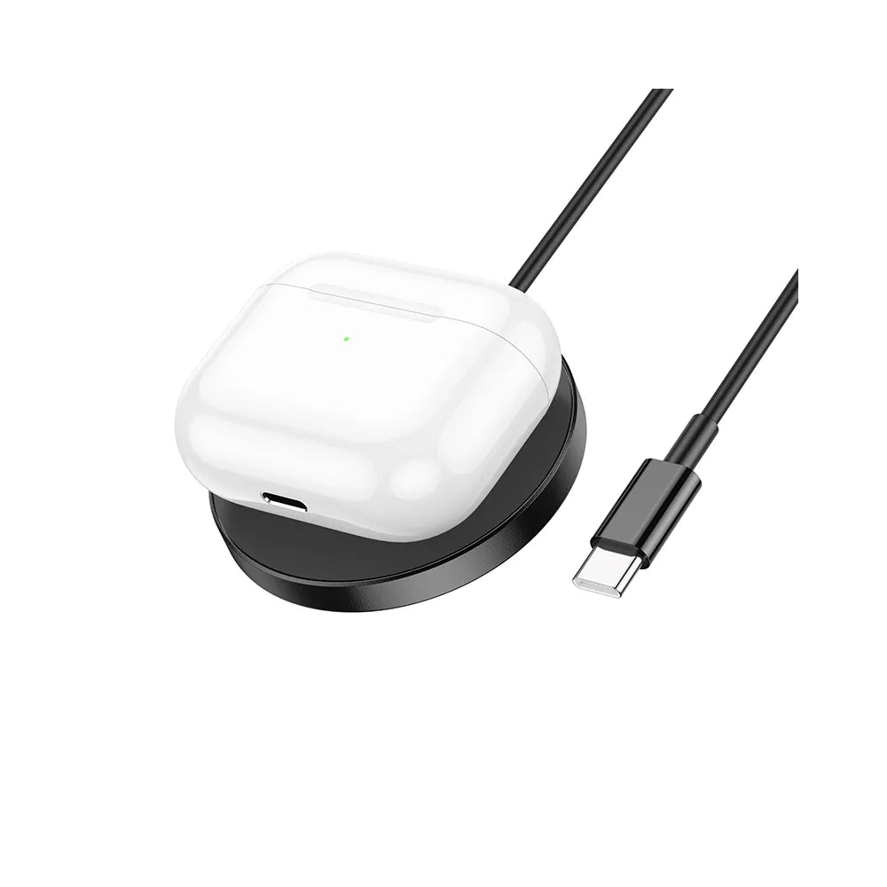 Hoco 3-in-1 Wireless Charger met MagSafe – USB-C – Draadloze Oplader – 15W – Zwart – productfoto 4