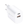 Forcell Oplader - Wall Charger – 30 Watt – USB-C & USB-A – Wit