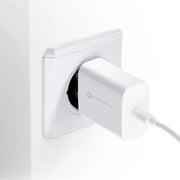 Forcell Oplader met USB-C naar USB-C kabel - 25 Watt - 1 meter - Wit