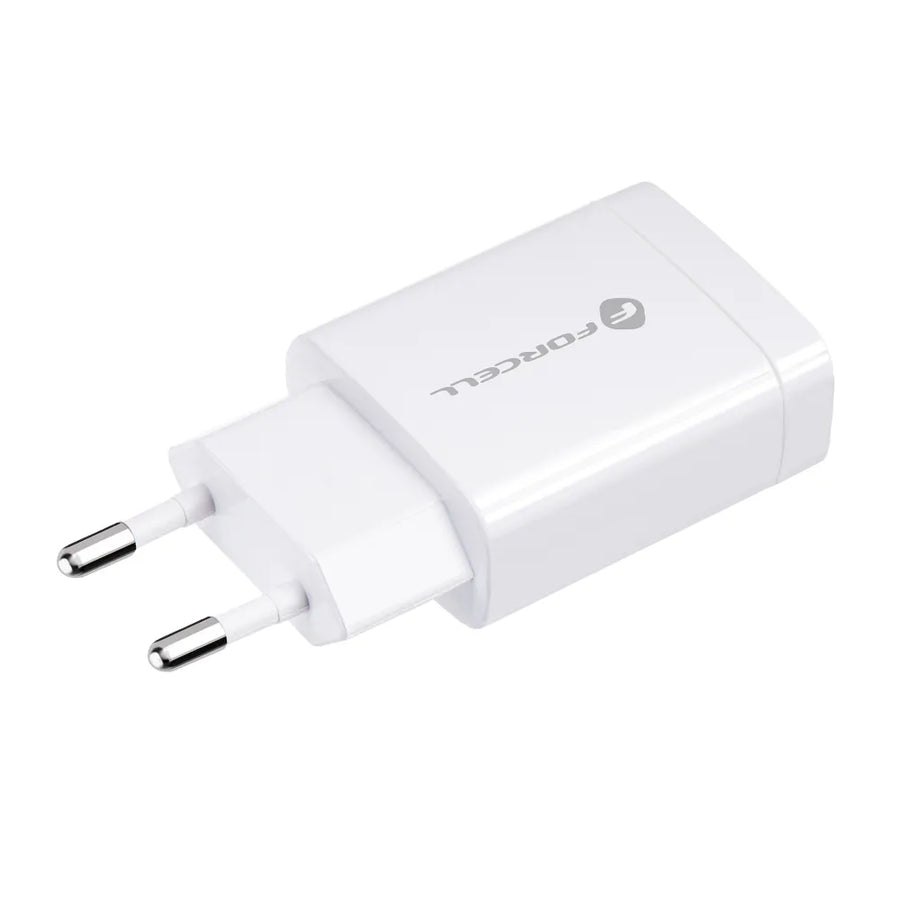 Forcell Oplader - Wall Charger – 18 Watt – USB-A – Wit