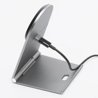 Forcell Flip Charge Qi2 Wireless Charger met MagSafe – USB-C – Draadloze Oplader – 15W – Zilver