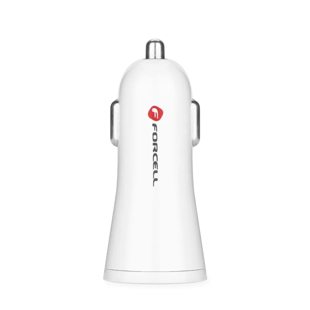Forcell Autolader USB-A – Quick Charge 3.0 – 12/24V – 2.4A – Wit – productfoto 4