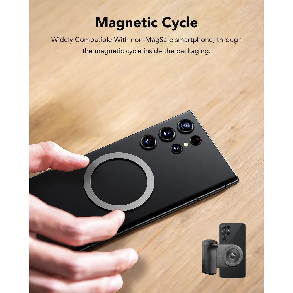 Veger Powerbank Snapcam met MagSafe – 5000 mAh – 20W – Zwart – productfoto 6