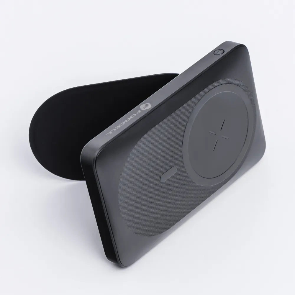 Forcell MagStand Powerbank met Standaard en MagSafe – 10.000 mAh – 20W – Zwart – productfoto 9