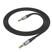 Hoco AUX kabel 3,5 mm Jack – Audio kabel Male to Male – 1 meter – Zwart