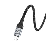 Hoco AUX kabel - Lightning naar 3,5 mm Jack – Audio kabel – 1 meter – Zwart