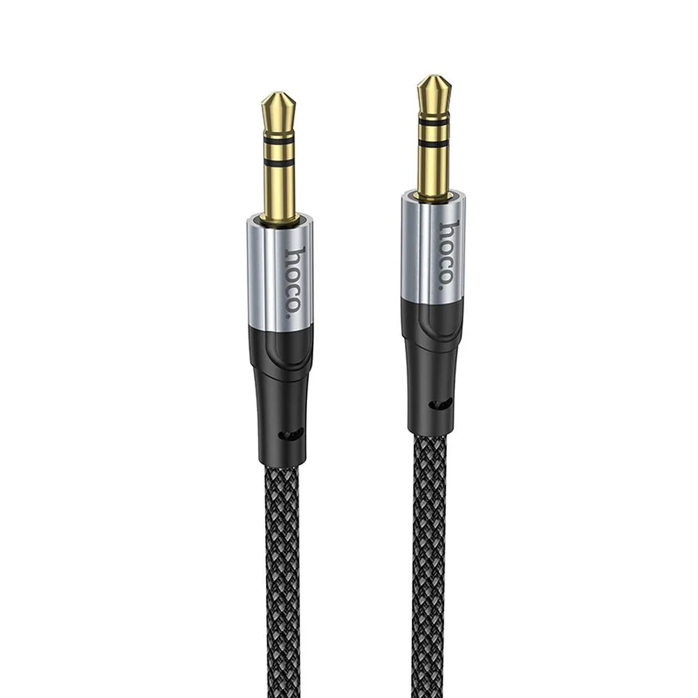 Hoco AUX kabel 3,5 mm Jack – Audio kabel Male to Male – 1 meter – Zwart