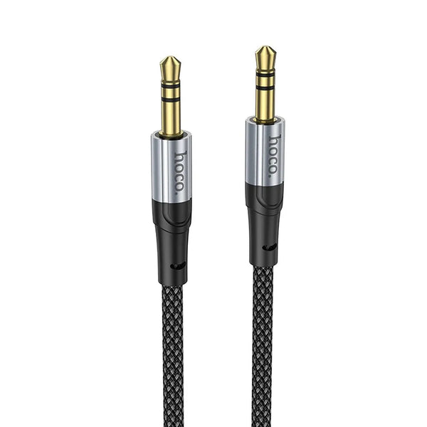 Hoco AUX kabel 3,5 mm Jack – Audio kabel Male to Male – 1 meter – Zwart