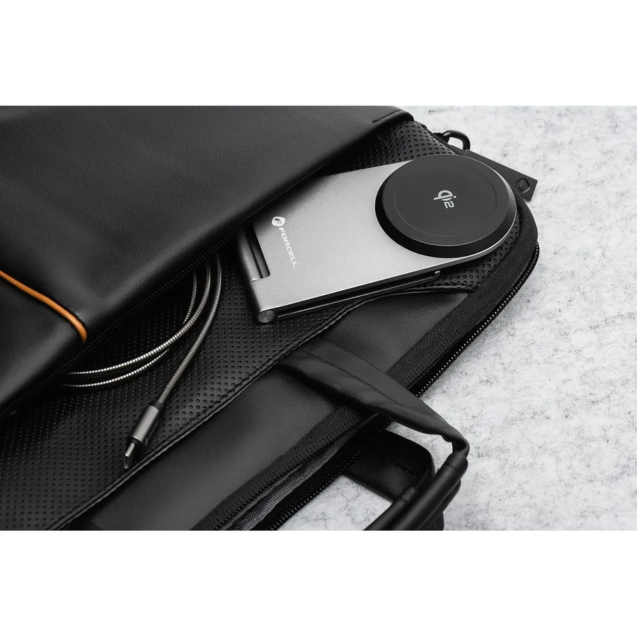 Forcell Flip Charge Qi2 Wireless Charger met MagSafe – USB-C – Draadloze Oplader – 15W – Zilver