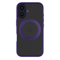 Casify 360° verstelbaar Kickstand Hoesje met MagSafe voor de iPhone 16 - Mat Donkerpaars