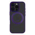 Casify 360° verstelbaar Kickstand Hoesje met MagSafe voor de iPhone 16 Pro - Mat Donkerpaars