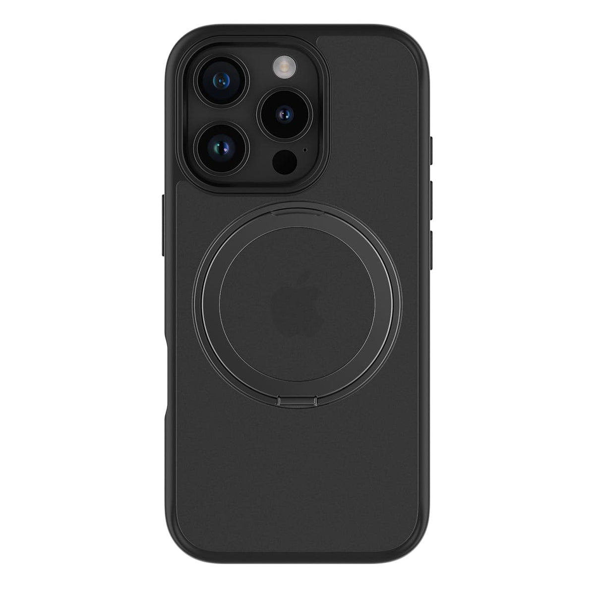 Casify Étui avec béquille réglable à 360° avec MagSafe pour iPhone 16 Pro Noir mat