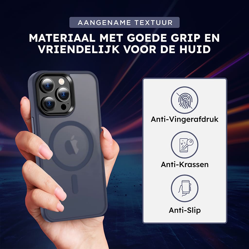 Casify Classic Hybrid Case avec MagSafe Matte Dark Blue2