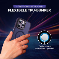 Casify Classic Hybrid Hoesje met MagSafe Mat Donkerpaars3