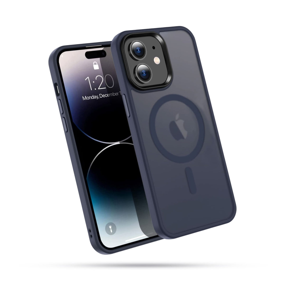 Casify Classic Hybrid Case pour iPhone avec MagSafe Matte Dark Blue3
