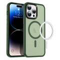 Casify Matte Hoesje met MagSafe voor de iPhone 14 Pro Max - Mat Donkergroen
