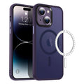 Casify Matte Hoesje met MagSafe voor de iPhone 15 Plus - Mat Donkerpaars