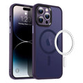 Casify Matte Hoesje met MagSafe voor de iPhone 15 Pro - Mat Donkerpaars