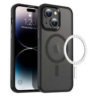 Casify Classic Hybrid iPhone Hoesje met MagSafe Mat Zwart2