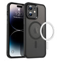 Casify Matte Hoesje met MagSafe voor de iPhone 12/12 Pro - Mat Zwart