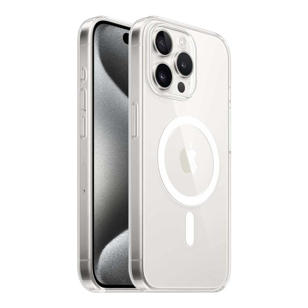 Casify Coque transparente avec MagSafe pour iPhone 15 Pro Max Transparent