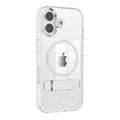 Casify Doorzichtig Kickstand Hoesje met MagSafe voor de iPhone 16 Plus - Transparant