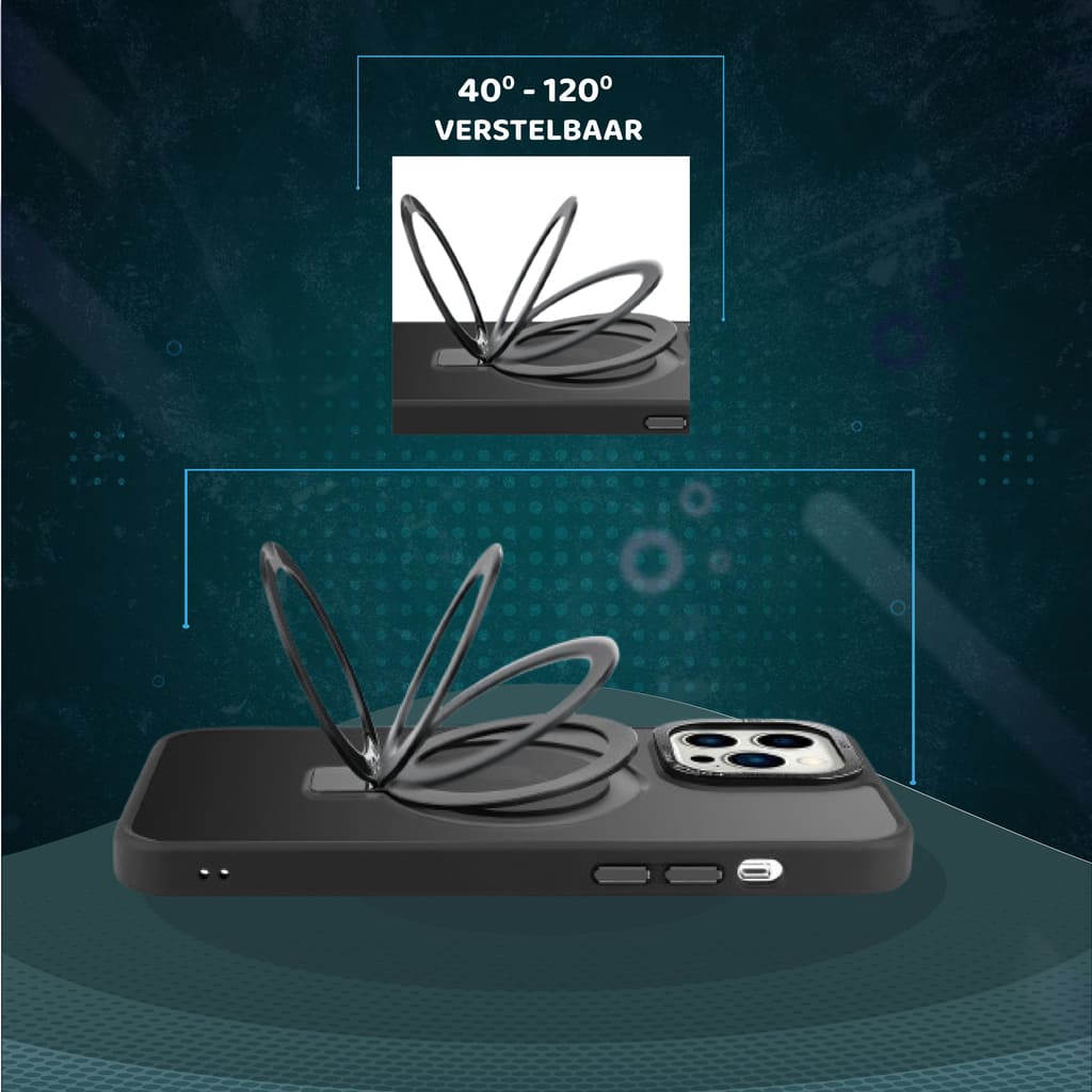 Étui Casify avec MagSafe et béquille standard – Noir mat3