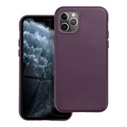Casify Leren Hoesje met MagSafe voor iPhone 11 Pro Donkerpaars2