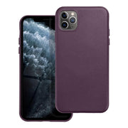 Casify Leren Hoesje met MagSafe voor iPhone 11 Pro Max Donkerpaars2