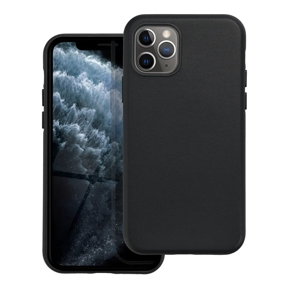 Casify Leren Hoesje met MagSafe voor iPhone 11 Pro Zwart2