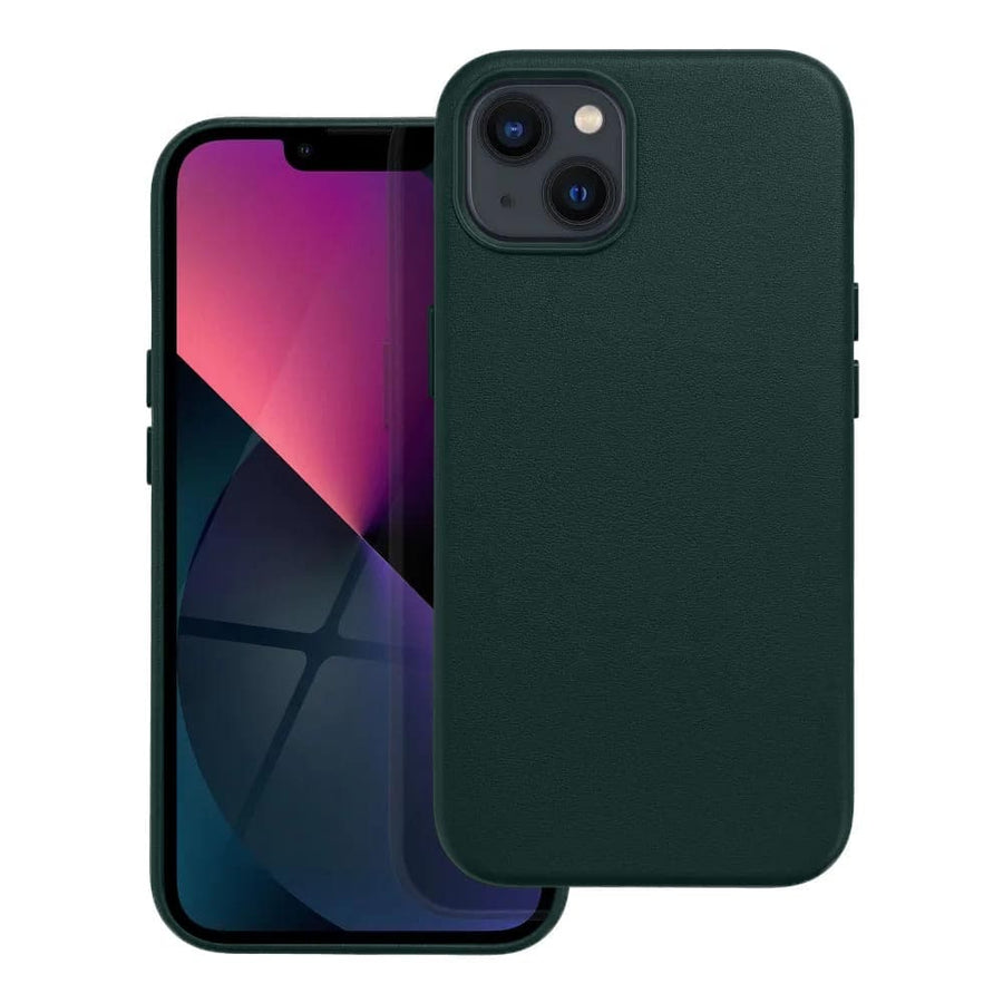 Casify Leren Hoesje met MagSafe voor iPhone 13 Mini Bosgroen2