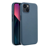 Casify Leren Hoesje met MagSafe voor iPhone 13 Mini Donkerblauw