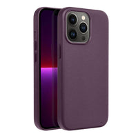 Casify Leren Hoesje met MagSafe voor iPhone 13 Pro Donkerpaars