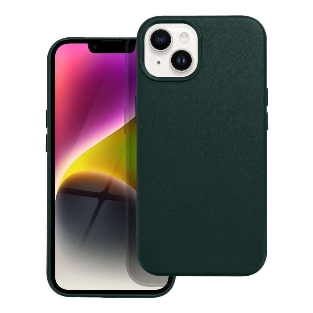 Casify Leren Hoesje met MagSafe voor iPhone 14 Bosgroen2