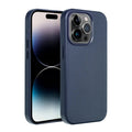 Casify Leren Hoesje met MagSafe voor de iPhone 14 Pro - Donkerblauw