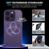 Casify MagSafe Hoesje met 360° verstelbaar Kickstand Standaard Donkerpaars2