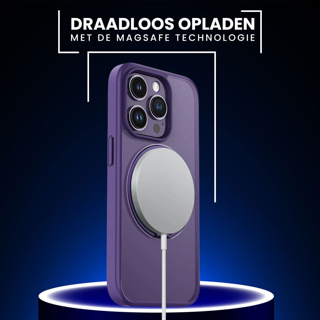 Étui Casify MagSafe avec béquille réglable à 360° Standard Violet foncé5