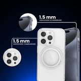Casify MagSafe Hoesje met 360° verstelbaar Kickstand Standaard Transparant