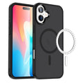 Casify Matte Hoesje met MagSafe voor de iPhone 16 - Mat Zwart