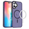 Casify Matte Hoesje met MagSafe voor de iPhone 16 Plus - Mat Donkerpaars