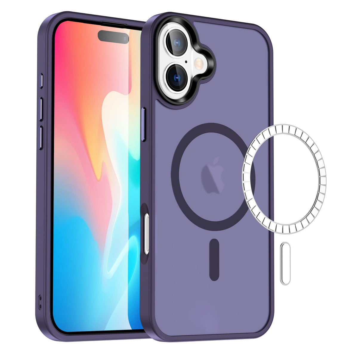 Casify Matte Case avec MagSafe pour iPhone 16 Plus Matte Dark Purple